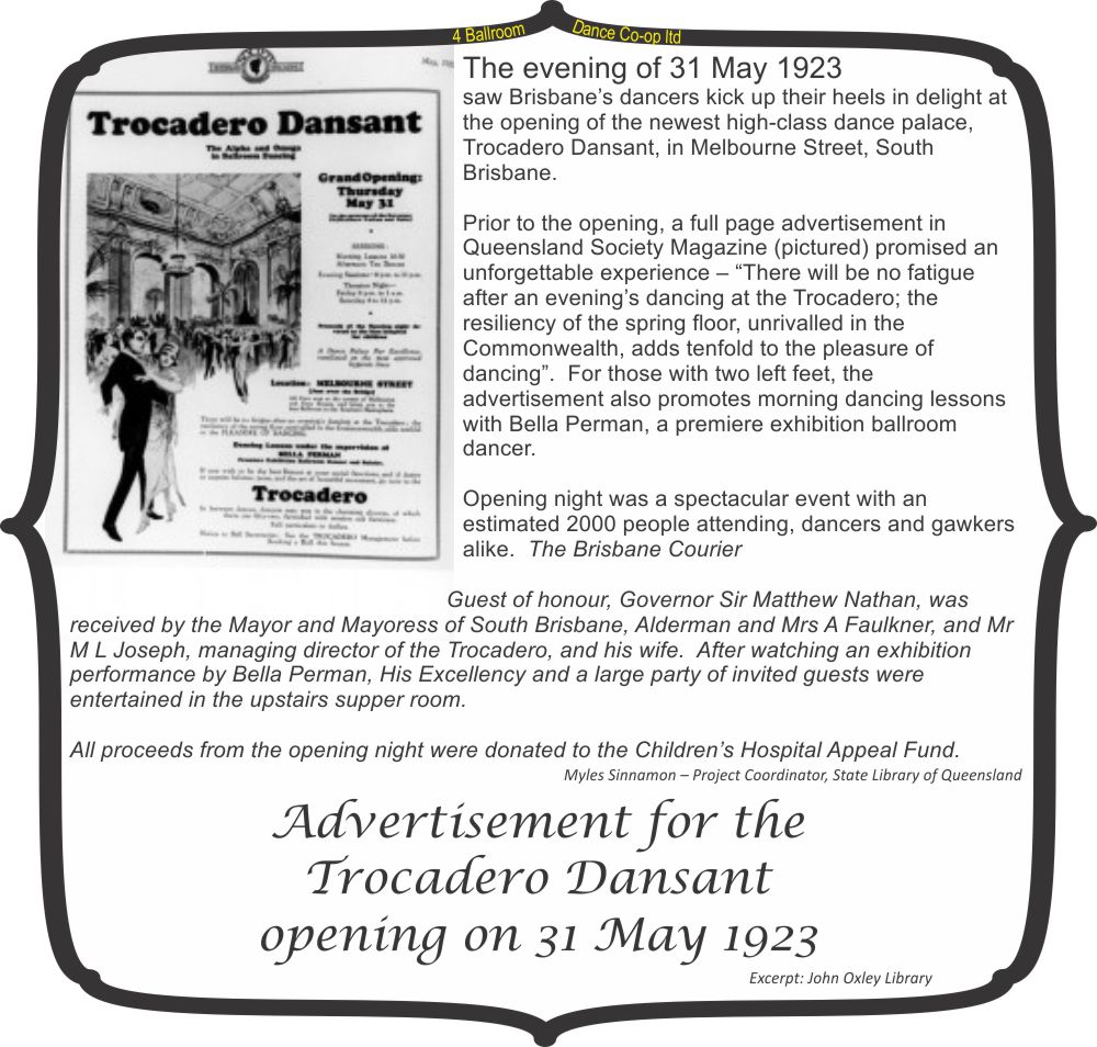 Trocadero1923 Opening