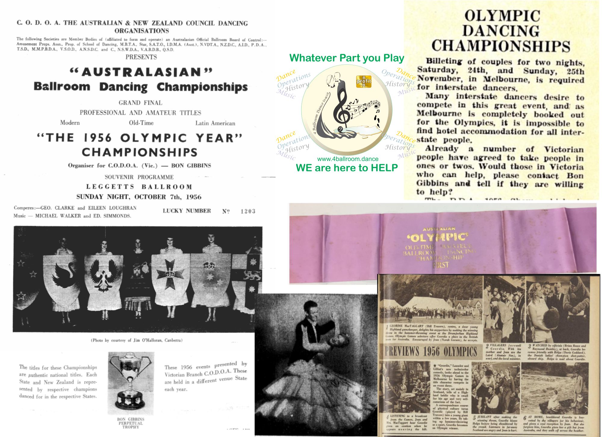 1956 Olympic Year Australasian Dance Championships